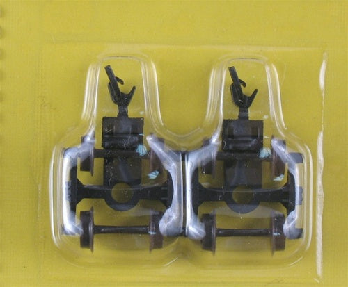 Atlas N 22051 50-Ton Friction Bearing Trucks with Accumate Knuckle Couplers (1 Pair)