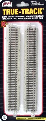 Atlas N 2401 Code 65 True-Track 6" Straight (6)