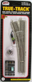 Atlas N 2430 Code 65 True-Track Left Hand 12.5" Radius Turnout