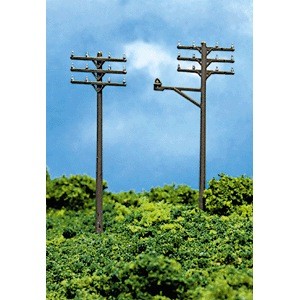 Atlas N 2801 Telephone Poles (12 pieces)