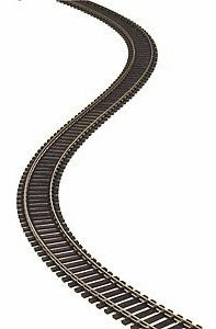 Atlas HO 500-100 Code 83 Flex Track, Brown Ties (100-Bulk Pack)