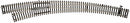 Atlas HO 595 Code 83 Customline Curved Turnout, Left