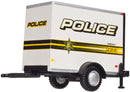 Atlas HO 60000098 Standard Single-Axle Box Trailer, Police 911