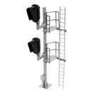 Atlas HO 70000097 Modern Hooded Signal Double Head, Right Hand