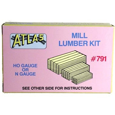 Atlas HO 791 Stacked Mill Lumber