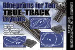 The Atlas Blueprints for Ten "True-Track" Layouts, Level 1, HO Scale, Book