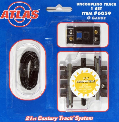 Atlas O 6059 1-3/4" Uncoupling Track with Control Button and Wire