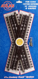Atlas O 6084 30-Degree Track Crossing
