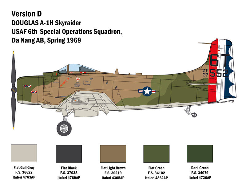 Italeri 2788 - SCALE 1 : 48 A-1H SKYRAIDER