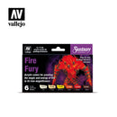 Vallejo 70243 Model Color Fire Fury paints set of 6