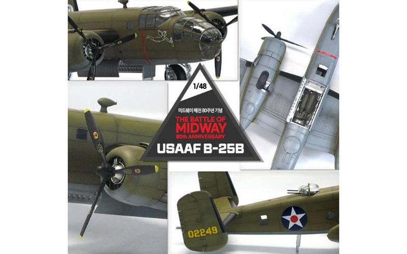 Academy Models 12336 B-25B Doolittle Raid USAAF 1:48