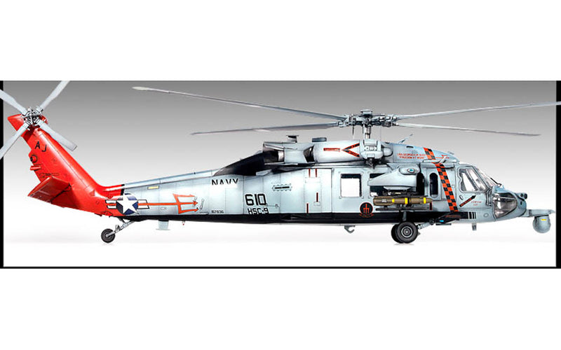 Academy Models 12120 U.S.Navy Mh-60s Hsc-9 Tridents Mrc Academy Model Kit Helicopter 1:35