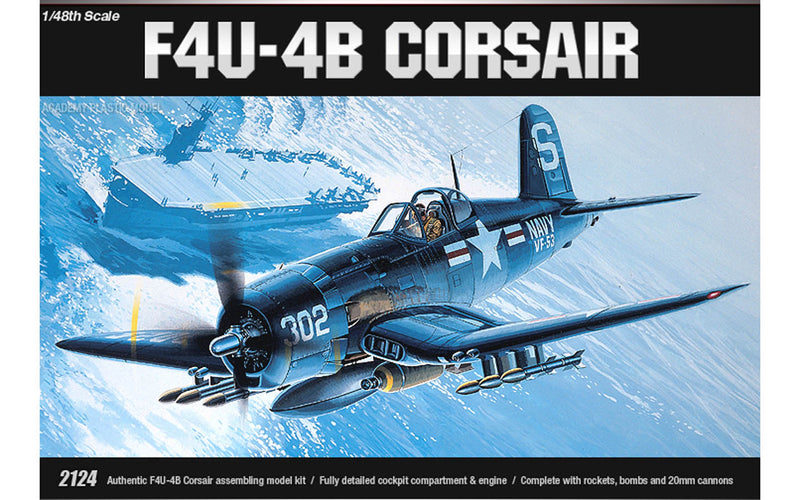 Academy Models 12267 F-4UB CORSAIR - Plastic Model Airplane Kit - 1/48