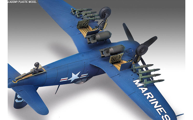 Academy Models 12267 F-4UB CORSAIR -- Plastic Model Airplane Kit -- 1/48 Scale