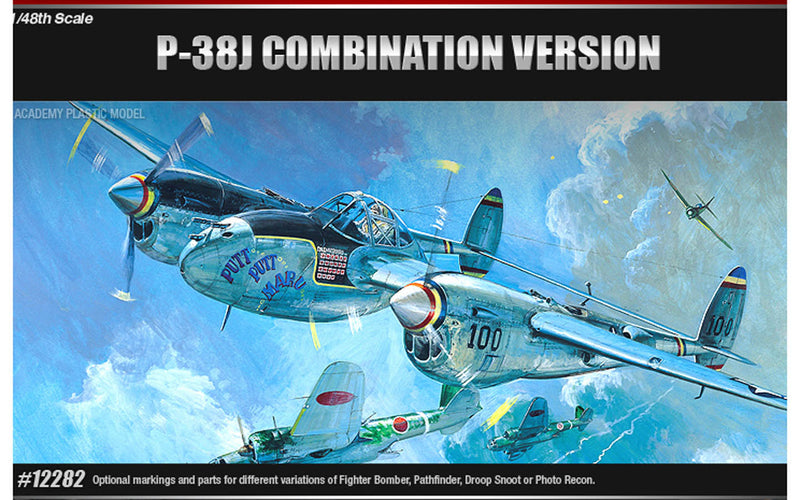 Academy Models [1/48] 12282 P-38 COMBINATION VERSION