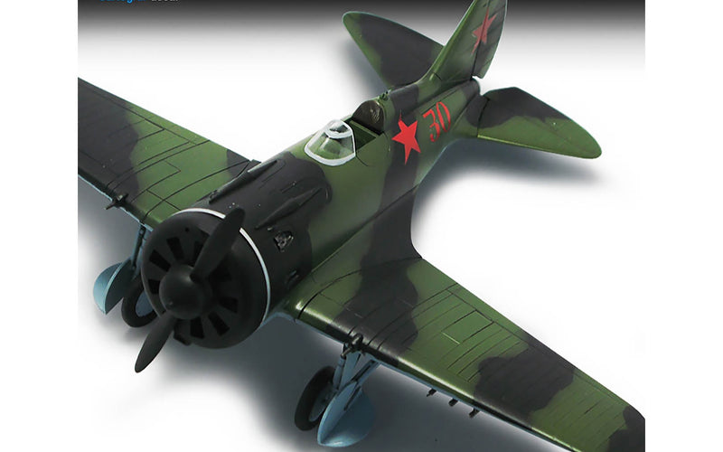 Academy Models 12314 Polikarpov I-16 Type 24 -- Plastic Model Airplane Kit -- 1/48 Scale