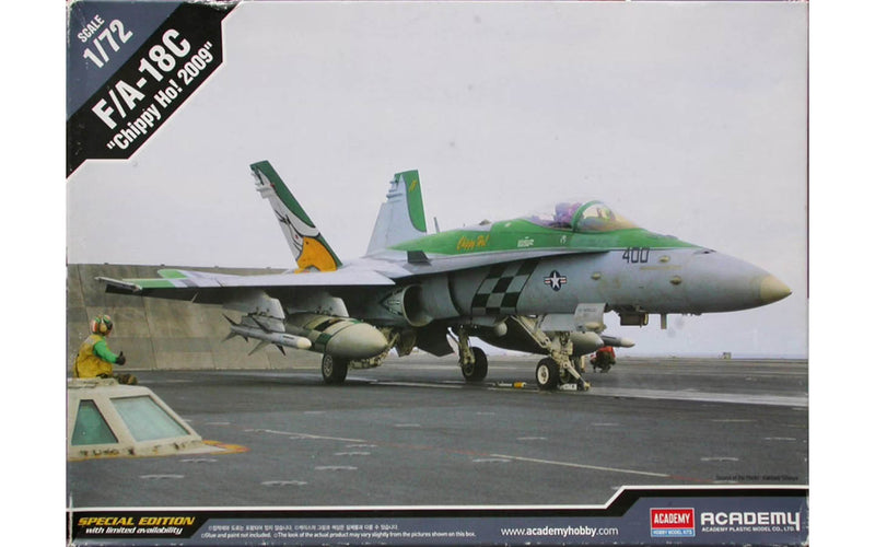 Academy Models 12432 F/A-18C Chippy Ho -- Plastic Model Airplane Kit -- 1/72 Scale