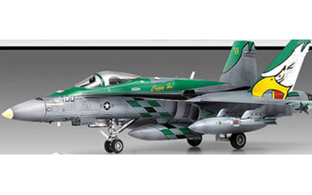 Academy Models 12432 F/A-18C Chippy Ho -- Plastic Model Airplane Kit -- 1/72 Scale