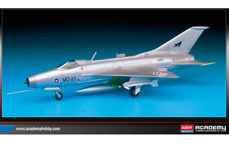 Academy Models 12442 Mig21 Fishbed Fighter -- Plastic Model Airplane Kit -- 1/72 Scale