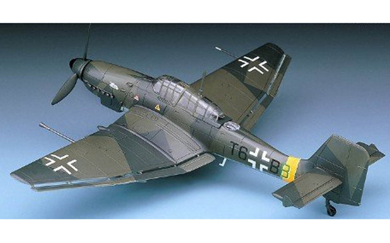 Academy Models 12450 JU87G-1 Stuka Tank Buster -- Plastic Model Airplane Kit -- 1/72 Scale