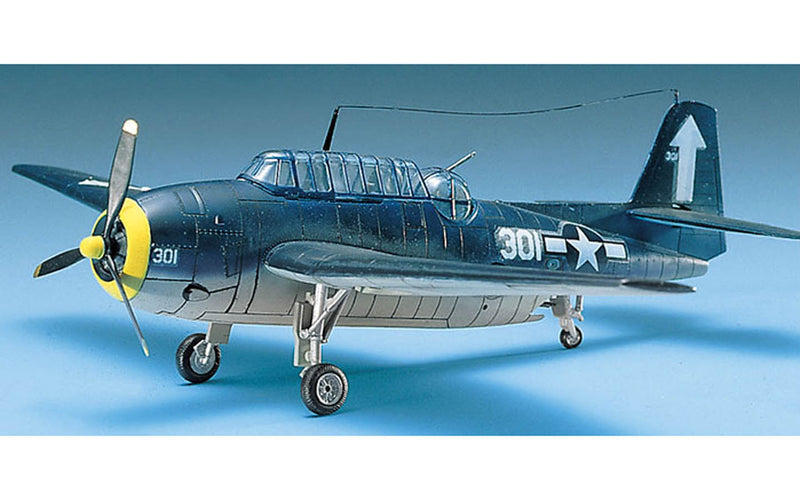 Academy Models 12452 TBF1 Avenger US Bomber -- Plastic Model Airplane Kit -- 1/72 Scale