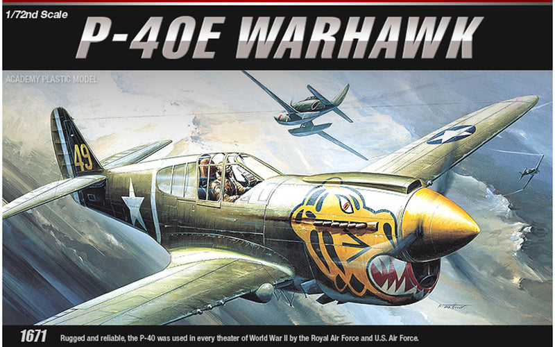 Academy Models 12468 P-40E WARHAWK 1:72