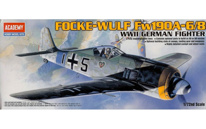 Academy Models 12480 FOCKE WULF Fw-190A 1:72 12480