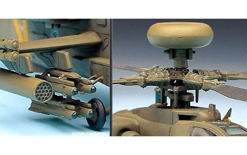 Academy Models 12488 HUGHES AH-64A APACHE 1:72