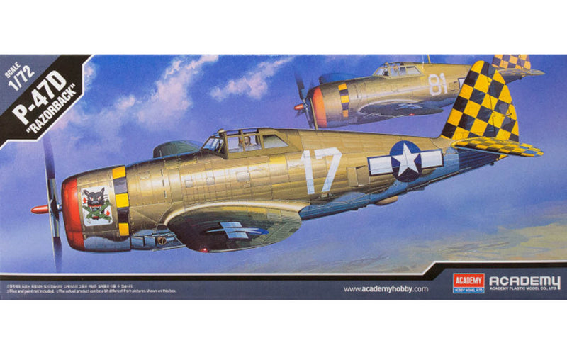 Academy Models [1/72] 12492 P-47D "RAZOR-BACK"