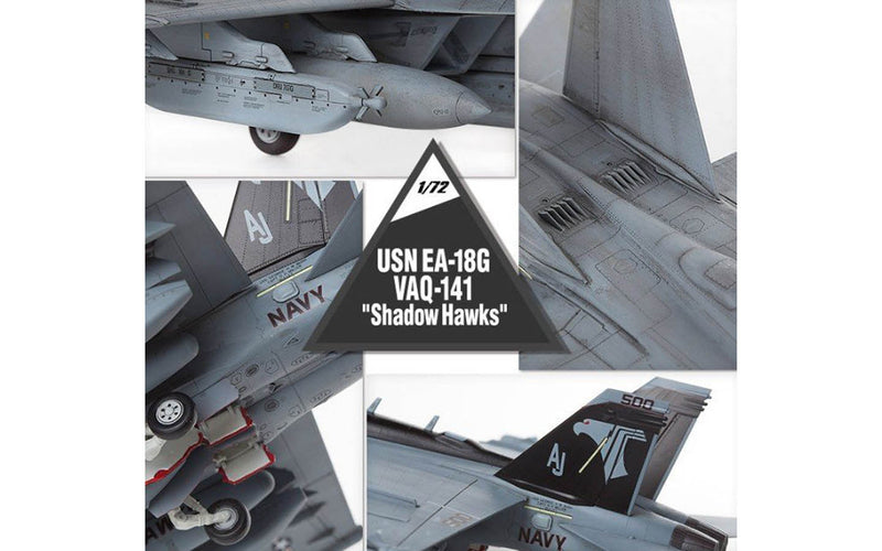 Academy Models [1/72] 12560 USN EA-18G VAQ-141 Shadow Hawks(Released Jul,2018)