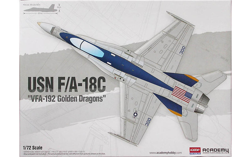 Academy Models [1/72] 12564 USN F/A-18C "VFA-192 Golden Dragons"(Released Feb,2018)