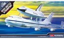 Academy Models 12708 Space Shuttle & B747 Carrier Aircraft - Space Program Plastic Model Kit - 1/288