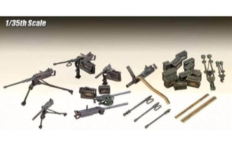 Academy Models 1:35 13262 Academy US Machine Gun Set