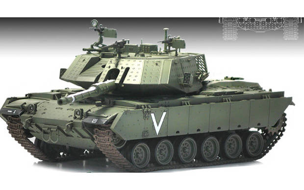 Academy Models 13297 Magach 7C - Plastic Model Military Vehicle Kit - 1/35
