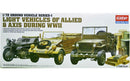Academy Models 13416 WWII Ground Vehicle Set - Plastic Model Military Vehicle Kit - 1/72