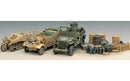 Academy Models 13416 WWII Ground Vehicle Set - Plastic Model Military Vehicle Kit - 1/72