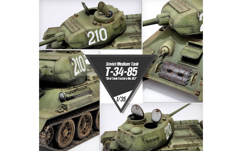 Academy Models 13554 Russian T-34/85 "Ural Tank kit 1:35