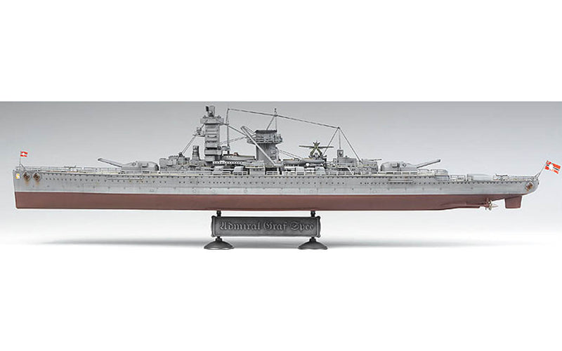 Academy Models 14103 Graf Spee Pocket Battleship - Plastic Model Battleship Kit - 1/350