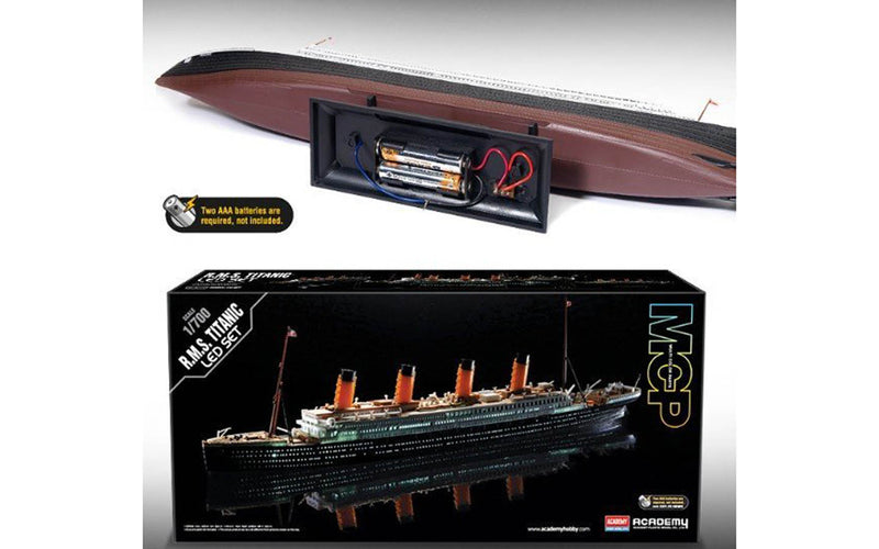 Piezas De Repuesto Multicolor Para Juegos Academy 14220 R.M.S. Titanic + Juego De LED, Escala 1/700 Kit De Modelo Titanic Maqueta Piezas De Repuesto Multicolor Para Juegos Academy 14220 R.M.S. Titanic + Juego De LED, Escala 1/700 Kit De Modelo Titanic Maqueta