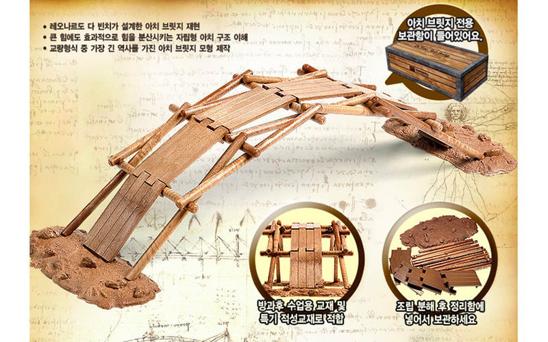 Academy Models 18153 DaVINCI ARCH BRIDGE