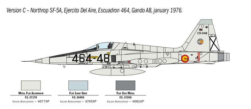 Italeri 1441 - SCALE 1 : 72 F-5A Freedom Fighter