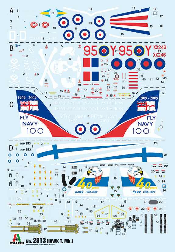 Italeri 2813 - SCALE 1 : 48 Hawk T Mk. I