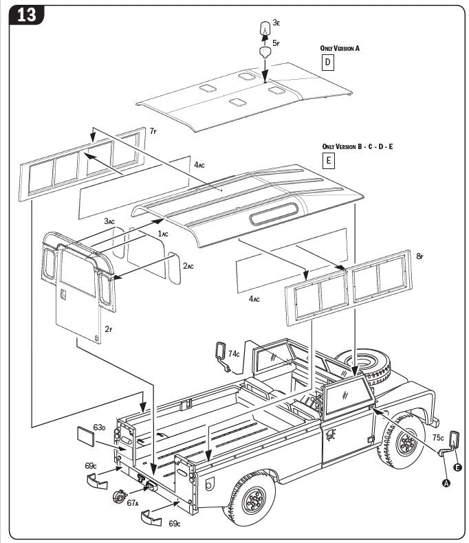 Italeri 6542 - SCALE 1 : 35 LAND ROVER SERIES III 109 "Guardia Civil"