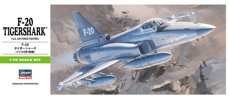 Hasegawa Models 233 F-20 Tigershark 1:72 SCALE MODEL KIT