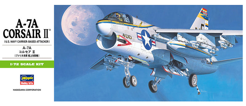 Hasegawa Models 238 A-7A Corsair II 1:72 SCALE MODEL KIT