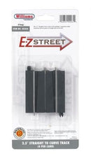 Williams By Bachmann O 00264 EZ Streets 2.5" Straight to Curve Track (4)