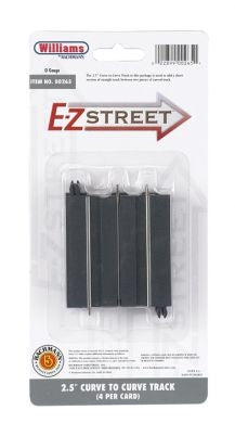 Williams By Bachmann O 00265 EZ Streets 2.5" Curve to Curve Track (4)