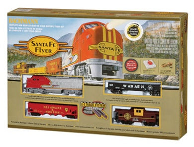 Bachmann HO 00647 Santa Fe Flyer Set with E-Z Track