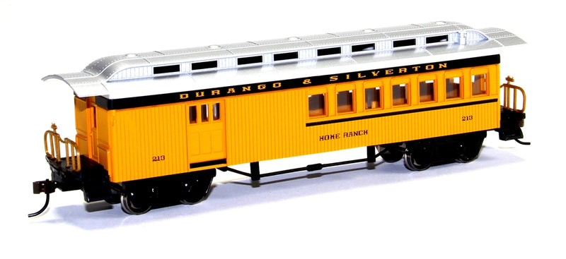 Bachmann Silver Series HO 13504 1860-1880 Combine Car, Durango and Silverton "Home Ranch"