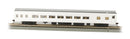 Bachmann HO 14208 85' Smoothside Coach with Lighted Interior, Unlettered (Aluminum)